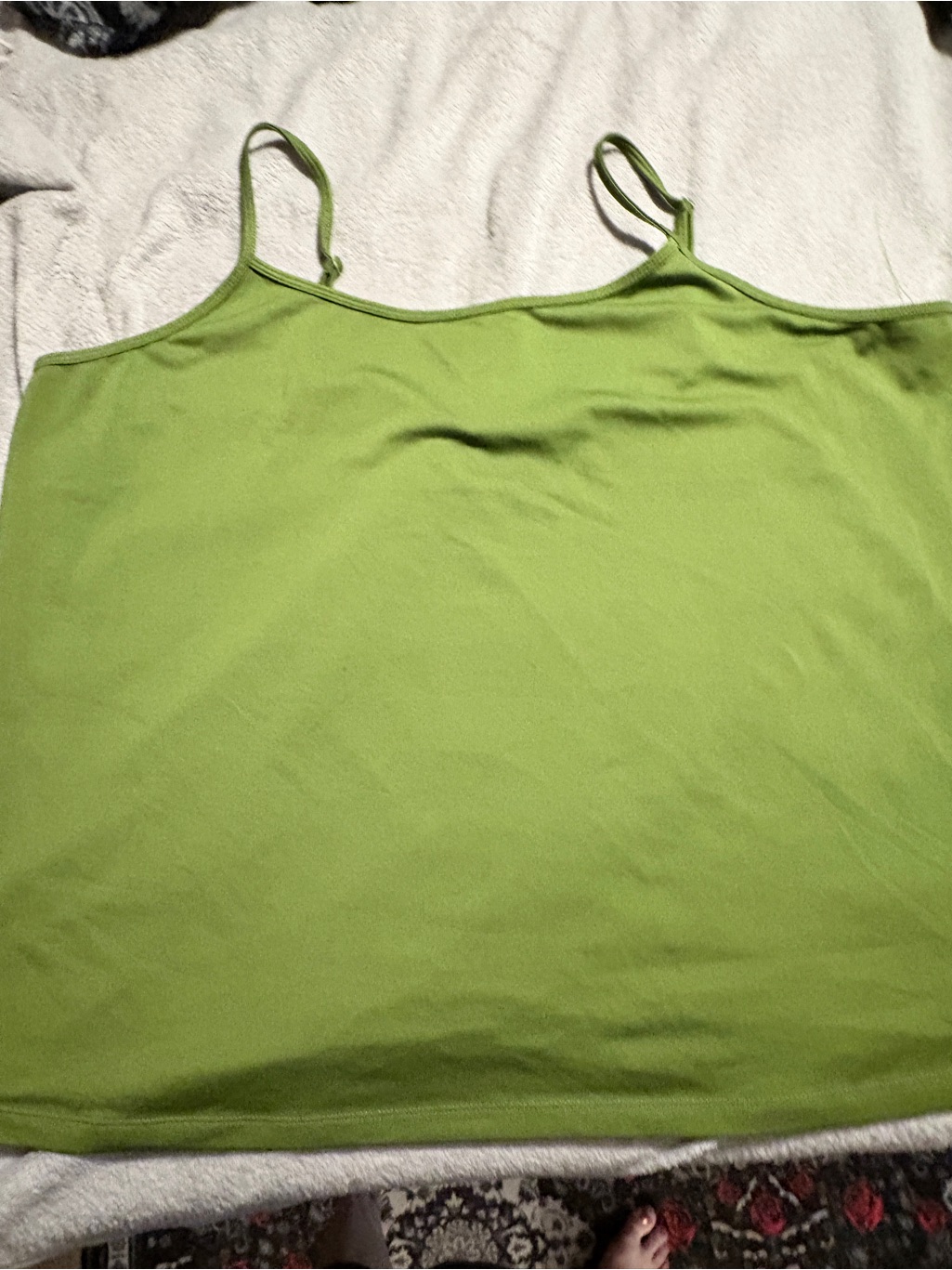 Lane Bryant Lime Green Spaghetti Strap Camisole